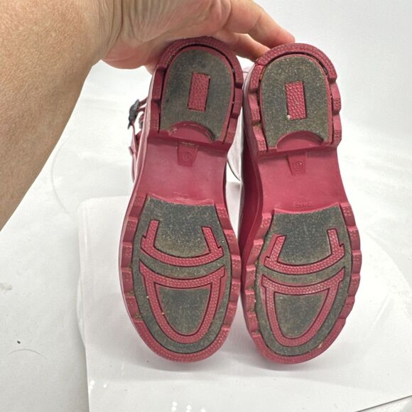 Women’s SIZE 6 Western Chief KERCHIEF Mid-CRIMSON Calf Rain Boots - Picture 10 of 10